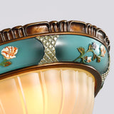 vintage-floral-blue-resin-recessed-ceiling-fixture-with-white-glass-globe-shade