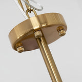 Vintage French Court Style Glass Pendant Light Three Step Dimming Modern Chandelier