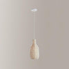 Vintage Handwoven Rattan Pendant Light Rustic Bohemian Woven Ceiling Hanging Lamp