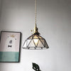 Vintage Industrial Lantern Glass Pendant Light for Kitchen Island and Dining Room Ceiling Hanging Lamp