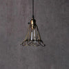 Vintage Industrial Metal Lantern Pendant Light Nordic LED Ceiling Hanging Lamp