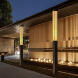 Vintage IP54 Waterproof Outdoor Pole Light Stainless Steel Garden Lamp Post for Villas