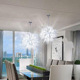 Vintage LED Shrub Branch Inspired Chandelier 24 Inch Retro Metal Pendant Light