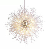 Vintage LED Shrub Branch Inspired Chandelier 24 Inch Retro Metal Pendant Light