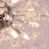 Vintage LED Shrub Branch Inspired Chandelier 24 Inch Retro Metal Pendant Light
