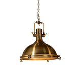 Vintage Metal Lantern LED Industrial Pendant Light Chandelier for Dining Room and Living Room