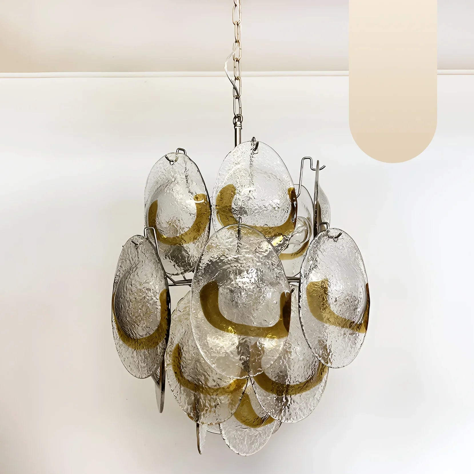 vintage-murano-amber-glass-chandelier-mid-century-modern-pendant-light-for-dining-room-and-foyer