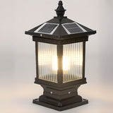 Vintage Solar Landscape Lantern Outdoor LED Garden Path Light for Patios and Walkways