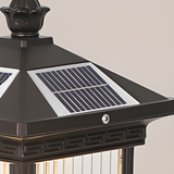 Vintage Solar Landscape Lantern Outdoor LED Garden Path Light for Patios and Walkways