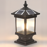 Vintage Solar Landscape Lantern Outdoor LED Garden Path Light for Patios and Walkways