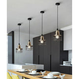 Vintage Spring Lampshade Kitchen Island Pendant Lighting Rustic Hardware Fixture