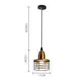 Vintage Spring Lampshade Kitchen Island Pendant Lighting Rustic Hardware Fixture