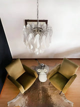 vintage-style-murano-rondini-glass-chandelier-with-clear-handblown-elements