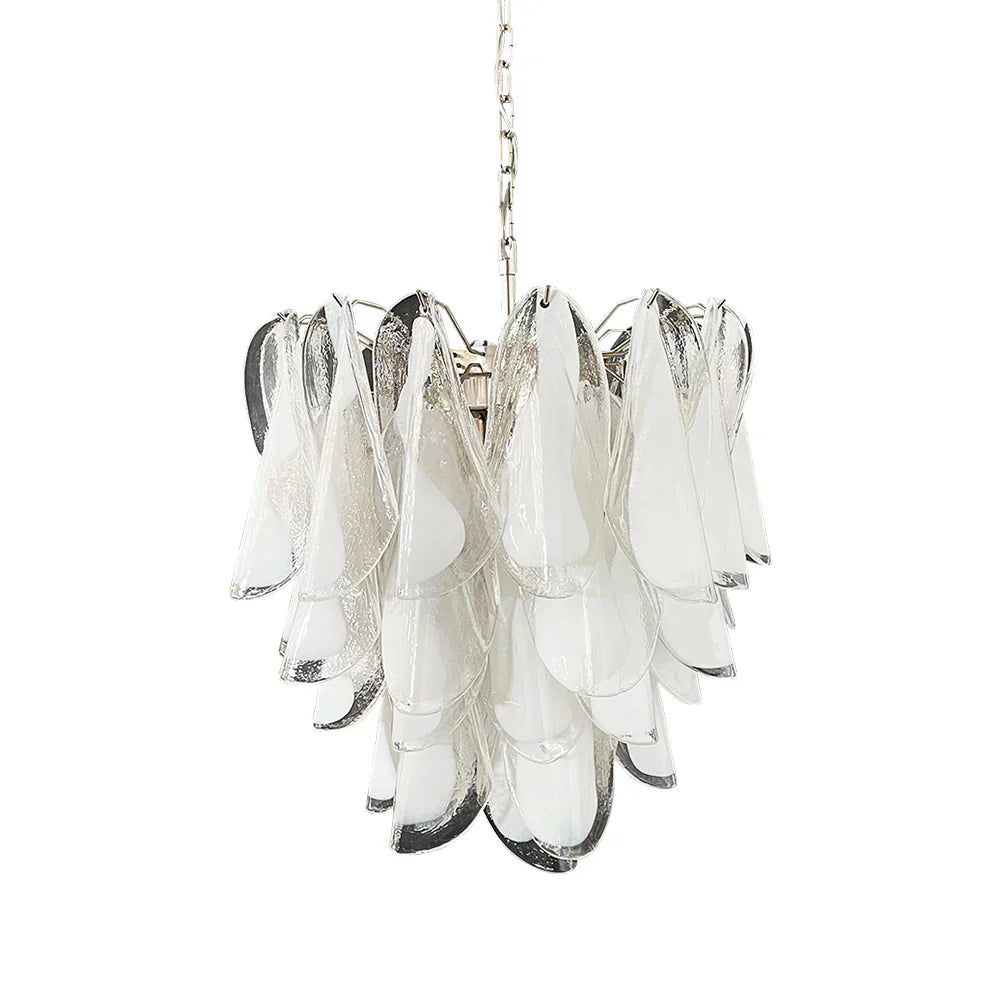vintage-style-murano-rondini-glass-chandelier-with-clear-handblown-elements