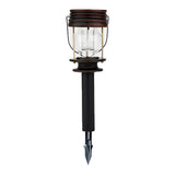 Vintage Style Waterproof Solar Powered Outdoor Lantern for Garden Patio and Balcony Lighting