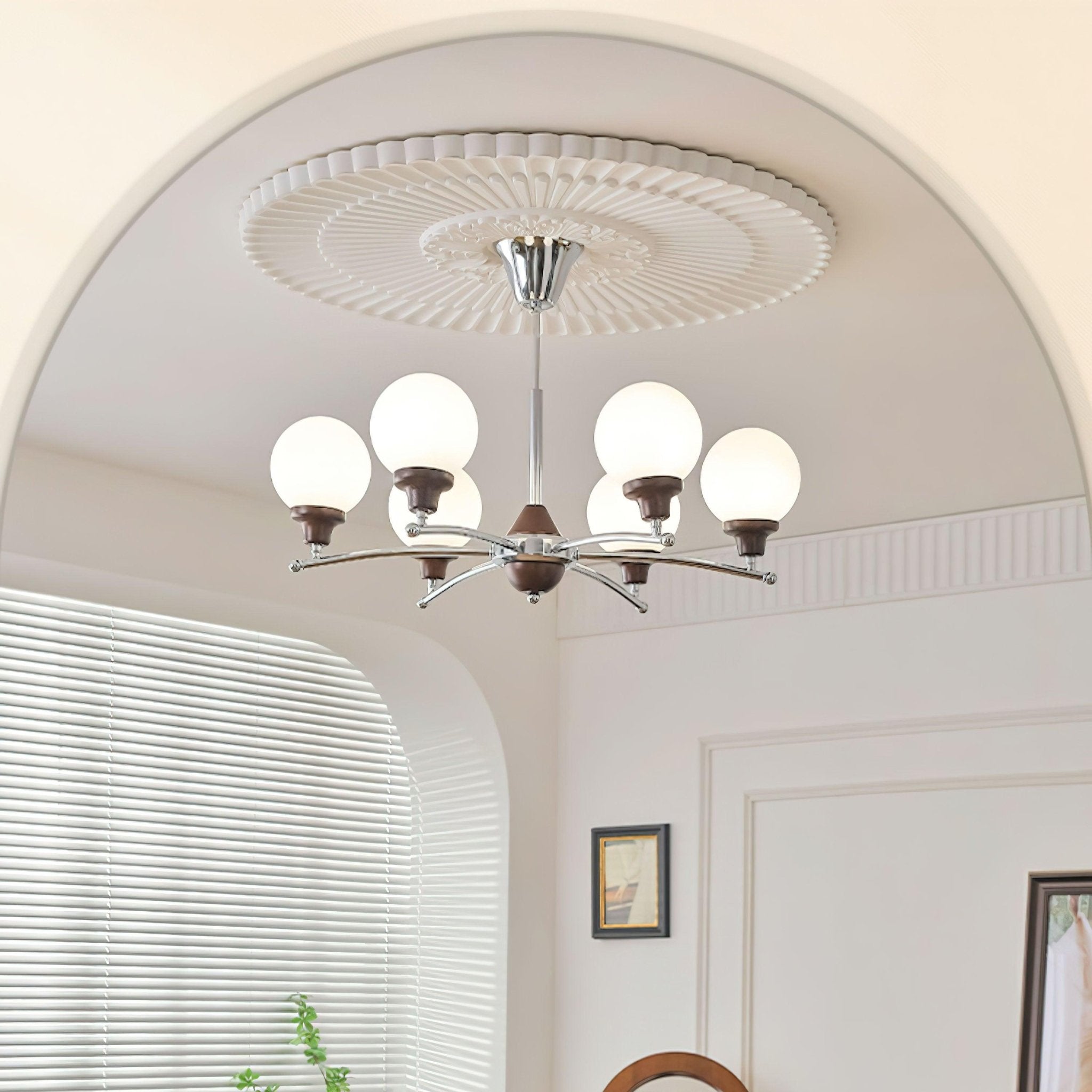 vintage-walnut-wood-glass-globe-chandelier-mid-century-modern-pendant-light