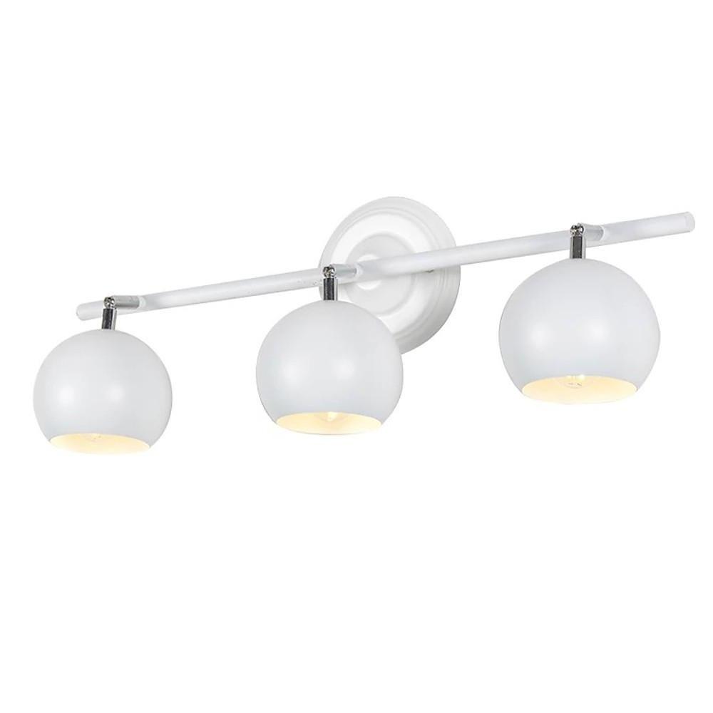 Modern 3 Light Bowled Metal Semi Flush Mount Ceiling Fixture for Bright Bedroom and Hallway Lighting