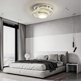 Modern Stainless Steel LED Flush Mount Ceiling Light Nordic Acrylic Industrial Fixture