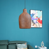 Wabi Sabi Resin Milk Can Pendant Lamp Artistic Minimalist Interior Hanging Light