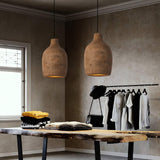 Wabi Sabi Resin Milk Can Pendant Lamp Artistic Minimalist Interior Hanging Light