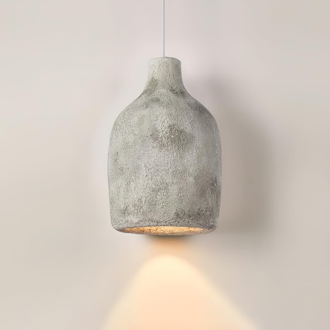 Wabi Sabi Resin Milk Can Pendant Lamp Artistic Minimalist Interior Hanging Light