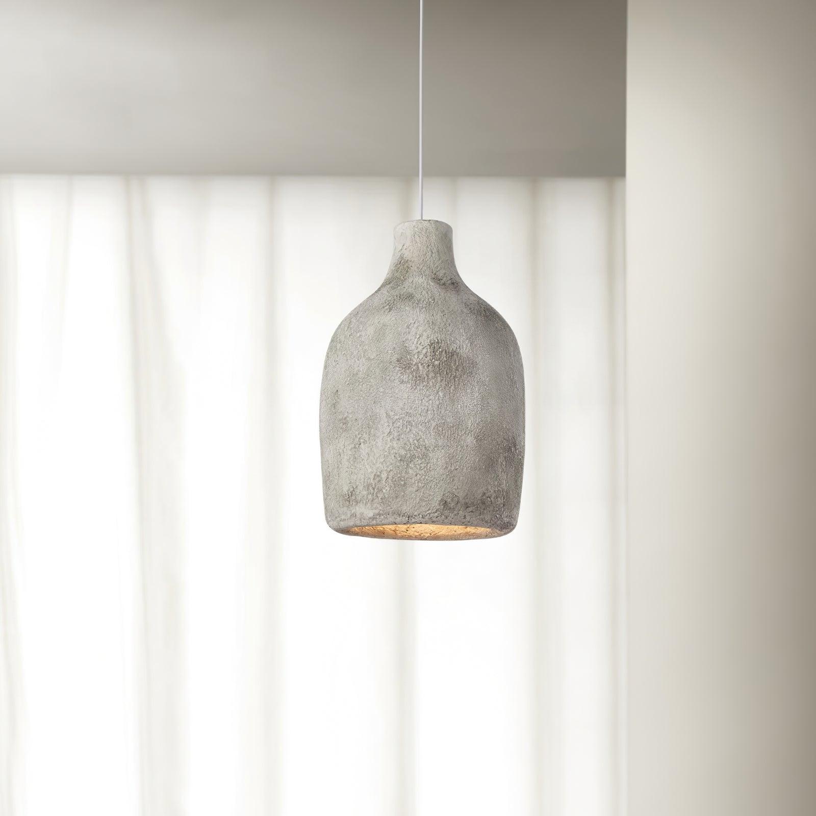 Wabi Sabi Resin Milk Can Pendant Lamp Artistic Minimalist Interior Hanging Light