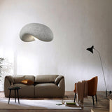 Wabi Sabi Speckled Resin Pendant Lamp Modern Minimalist Organic Hanging Ceiling Light