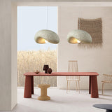 Wabi Sabi Speckled Resin Pendant Lamp Modern Minimalist Organic Hanging Ceiling Light