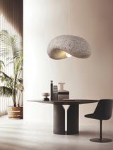 Wabi Sabi Speckled Resin Pendant Lamp Modern Minimalist Organic Hanging Ceiling Light
