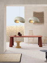 Wabi Sabi Speckled Resin Pendant Lamp Modern Minimalist Organic Hanging Ceiling Light