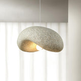 Wabi Sabi Speckled Resin Pendant Lamp Modern Minimalist Organic Hanging Ceiling Light