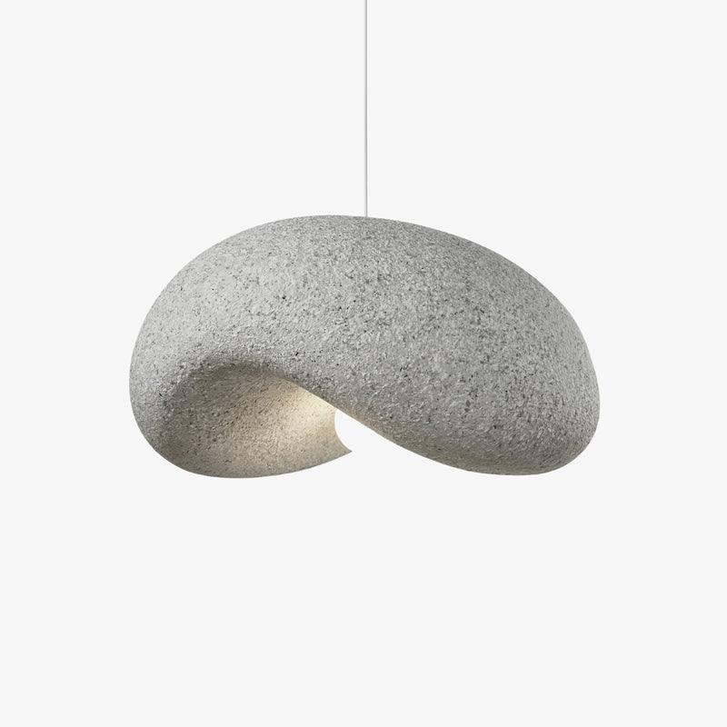 Wabi Sabi Speckled Resin Pendant Lamp Modern Minimalist Organic Hanging Ceiling Light