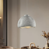Wabi Sabi Textured Speckled Bell Pendant Lamp for Minimalist Nordic Interior Lighting