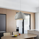 Wabi Sabi Textured Speckled Bell Pendant Lamp for Minimalist Nordic Interior Lighting