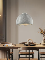 Wabi Sabi Textured Speckled Bell Pendant Lamp for Minimalist Nordic Interior Lighting