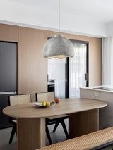 Wabi Sabi Textured Speckled Bell Pendant Lamp for Minimalist Nordic Interior Lighting