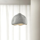 Wabi Sabi Textured Speckled Bell Pendant Lamp for Minimalist Nordic Interior Lighting