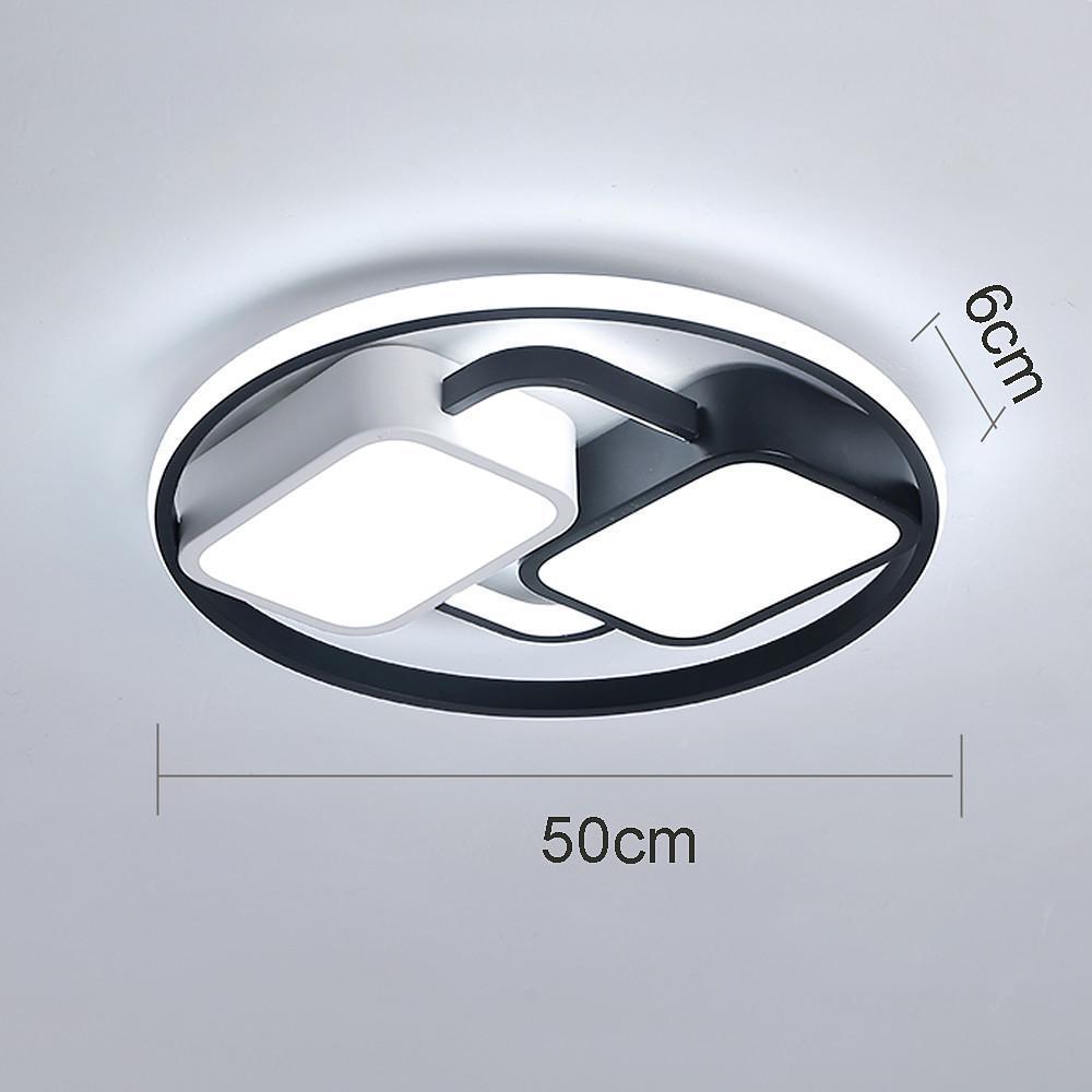 Geometric Modern Dimmable LED Ceiling Light Flush Mount Fixture