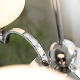 Warre Crown Modern Glass Globe Chandelier with Adjustable Rod for Indoor Lighting