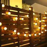 Waterproof 40 LED Globe String Lights Solar Battery USB Powered Warm White Decorative Outdoor Lighting