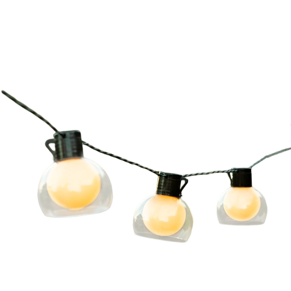 Waterproof 40 LED Globe String Lights Solar Battery USB Powered Warm White Decorative Outdoor Lighting