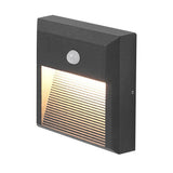 Waterproof Aluminum Outdoor Recessed Motion Sensor Step Light for Modern Garden and Courtyard Lighting
