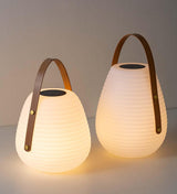 Waterproof Beehive Garden Lantern LED Portable Patio Table Lamp with Leather Handle