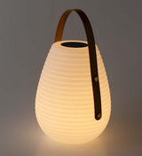 Waterproof Beehive Garden Lantern LED Portable Patio Table Lamp with Leather Handle