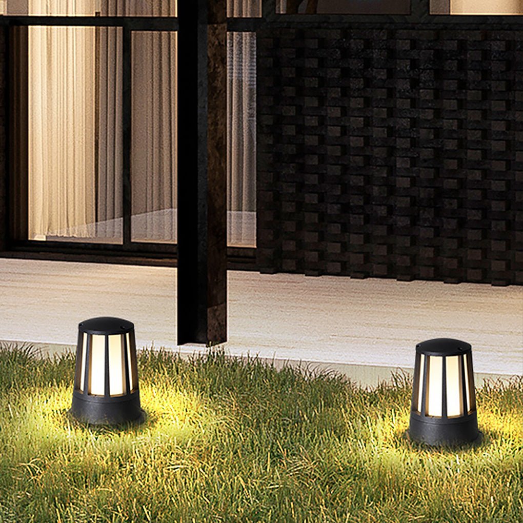 Waterproof LED Garden Pathway Light Outdoor Minimalist Landscape Bollard for Villa and Courtyard
