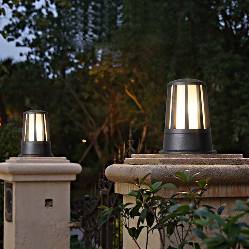 Waterproof LED Garden Pathway Light Outdoor Minimalist Landscape Bollard for Villa and Courtyard