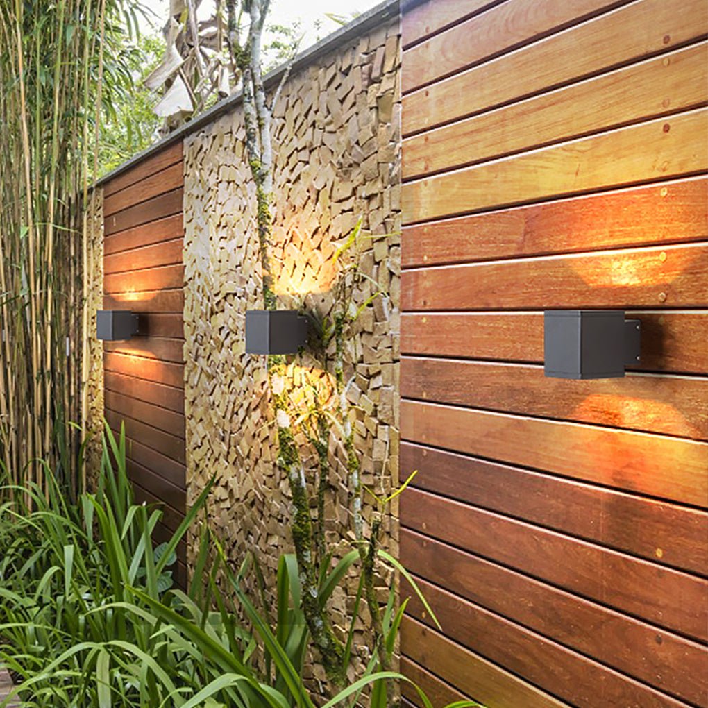 Waterproof LED Outdoor Wall Sconce Modern Minimalist Exterior Light for Porch and Fence