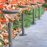 Waterproof LED Solar Garden Pathway Lights Modern Outdoor Landscape Lawn Lamp