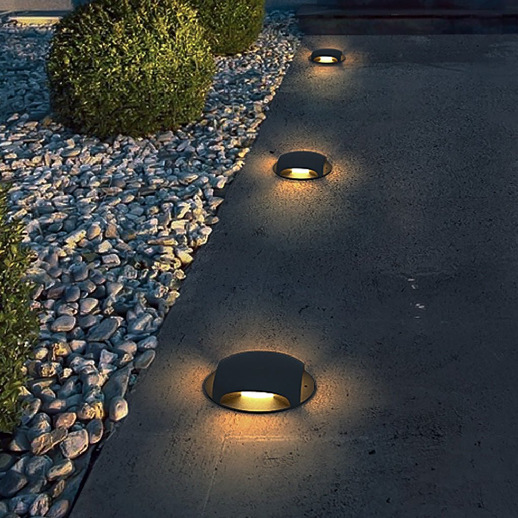 Waterproof Low Voltage LED Recessed Step Light Side Emitting Landscape Ground Lighting