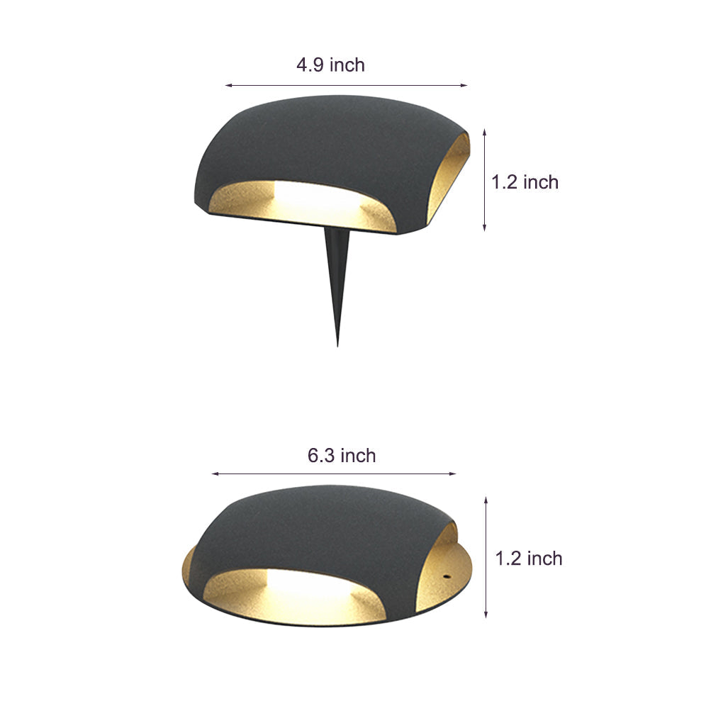 Waterproof Low Voltage LED Recessed Step Light Side Emitting Landscape Ground Lighting